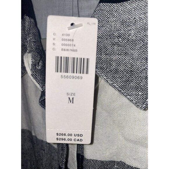 ANTHROPOLOGIE $268 The Odells Windowpane Plaid Trapeze Shirt Dress Size Medium - Picture 7 of 11